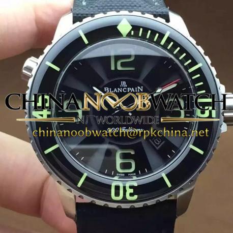 Replica Blancpain 500 Fathoms Titanium Black Dial M9015