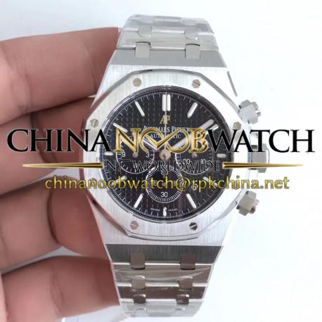 Replica Audemars Piguet Royal Oak Chronograph 26320 OM Stainless Steel Black Dial Swiss 7750