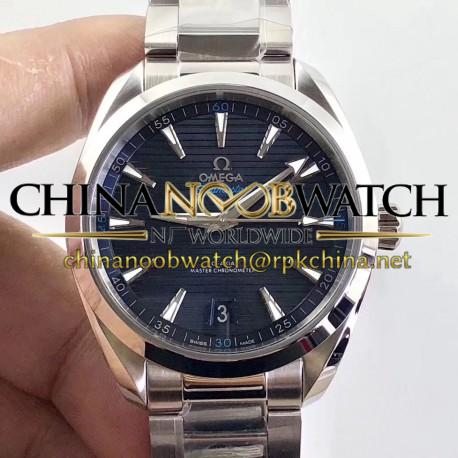 Replica Omega Seamaster Aqua Terra 150M Co-Axial Master Chronometer 220.10.41.21.03.002 VS Stainless Steel Blue Dial Swiss 8900