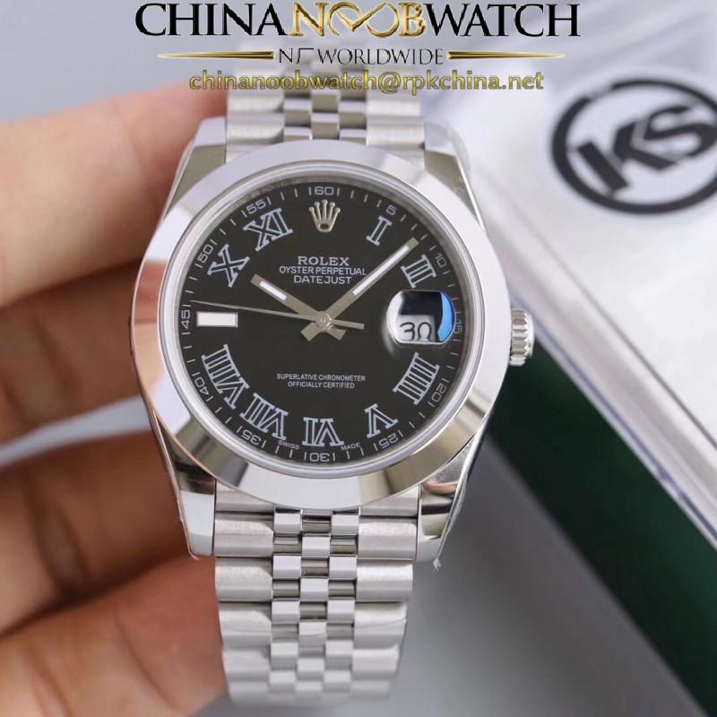 Replica Rolex Datejust II 126300 41MM KS Stainless Steel Black Dial Swiss 2836-2