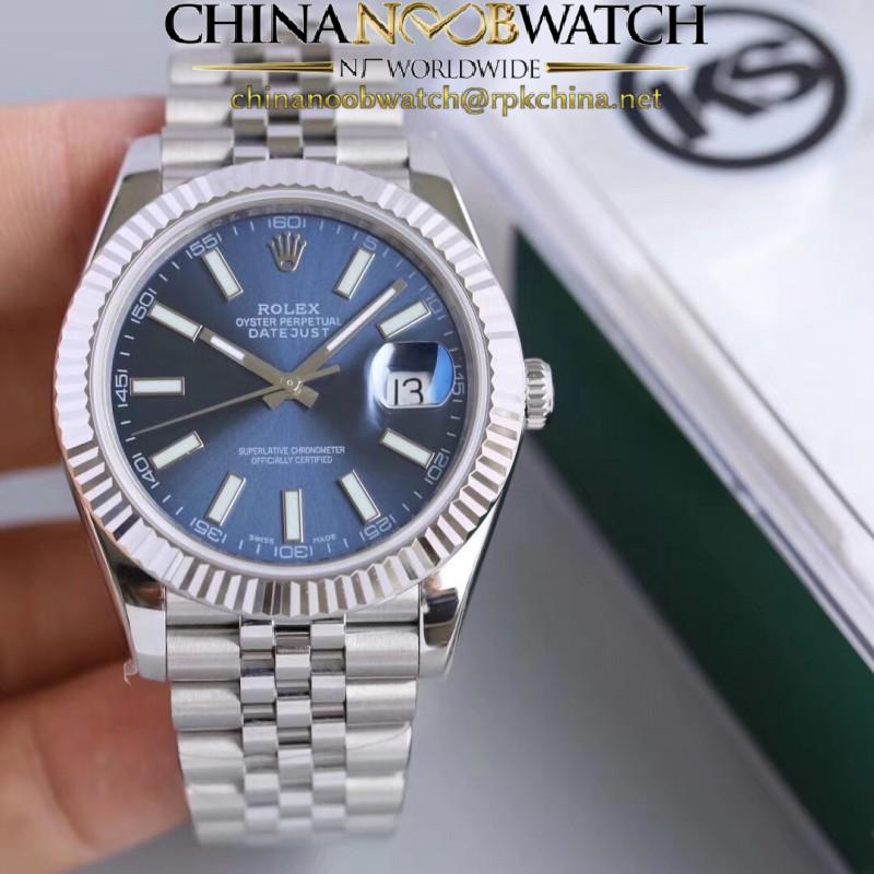 Replica Rolex Datejust II 126334 41MM KS Stainless Steel Blue Dial Swiss 2836-2