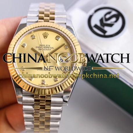 Replica Rolex Datejust II 116333 41MM KS Stainless Steel & Yellow Gold Champagne Dial Swiss 2836-2