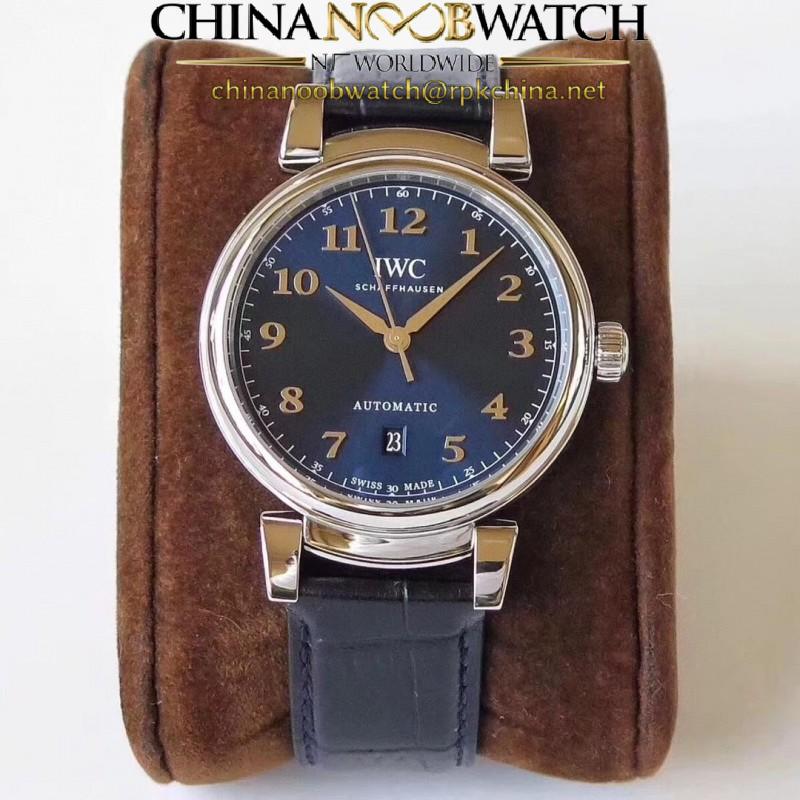 Replica IWC Da Vinci Automatic IW356601 MK Stainless Steel Blue Dial Swiss 2892