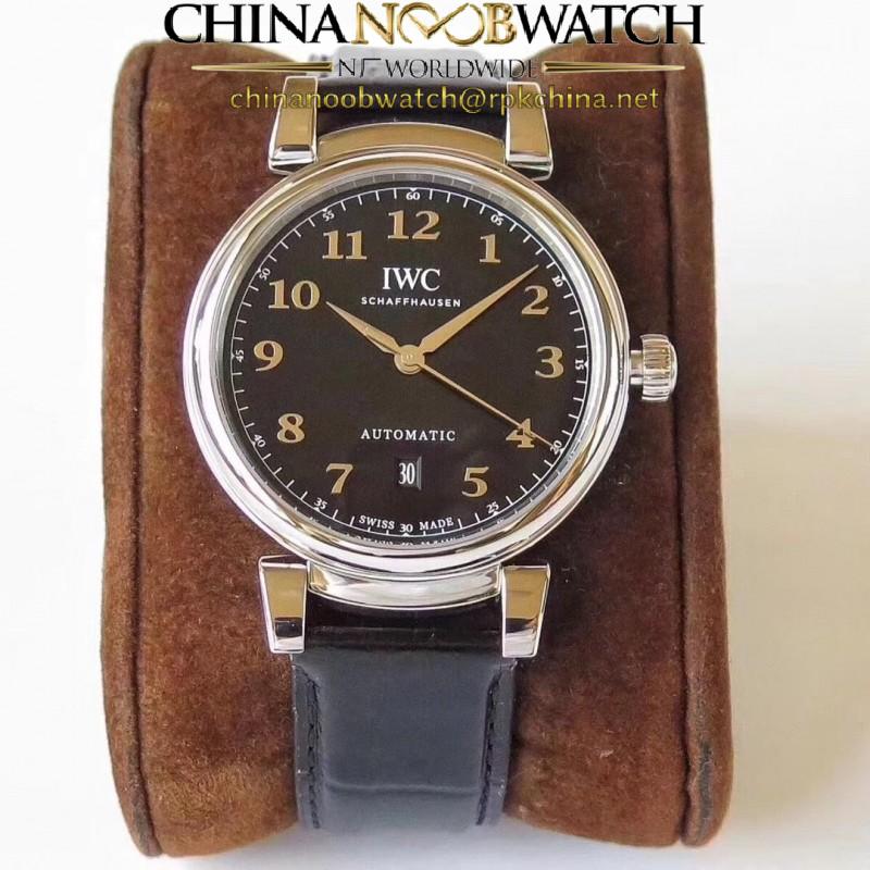 Replica IWC Da Vinci Automatic IW356601 MK Stainless Steel Black Dial Swiss 2892