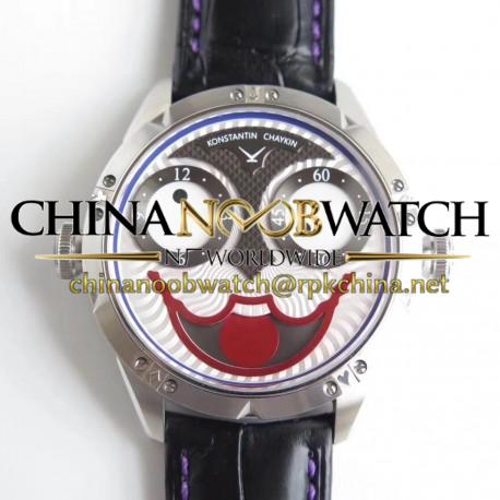 Replica Konstantin Chaykin Joker N Stainless Steel White & Blue Joker Dial Seiko NH35A