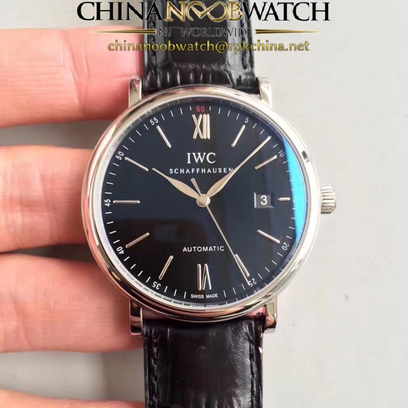 Replica IWC Portofino Automatic IW356502 MK Stainless Steel Black Dial Swiss 2892