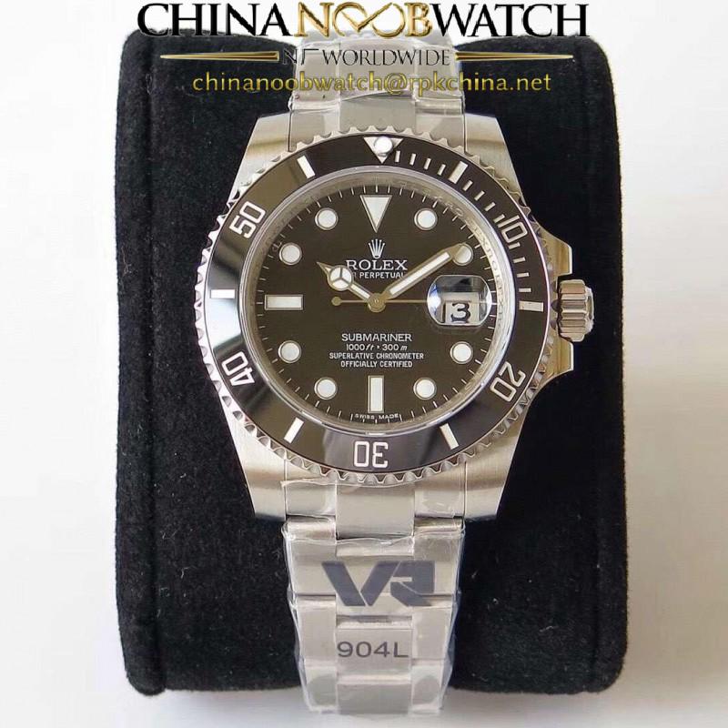 Replica Rolex Submariner Date 116610LN VR Stainless Steel 904L Black Dial Swiss 3135