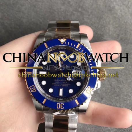 Replica Rolex Submariner Date 116613LB AR V2 Yellow Gold & Stainless Steel 904L Blue Dial Swiss 3135