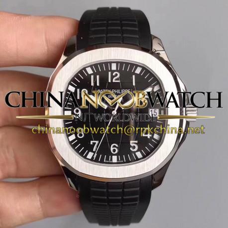 Replica Patek Philippe Aquanaut Jumbo 5167A-001 MP Stainless Steel Black Dial Swiss 324SC