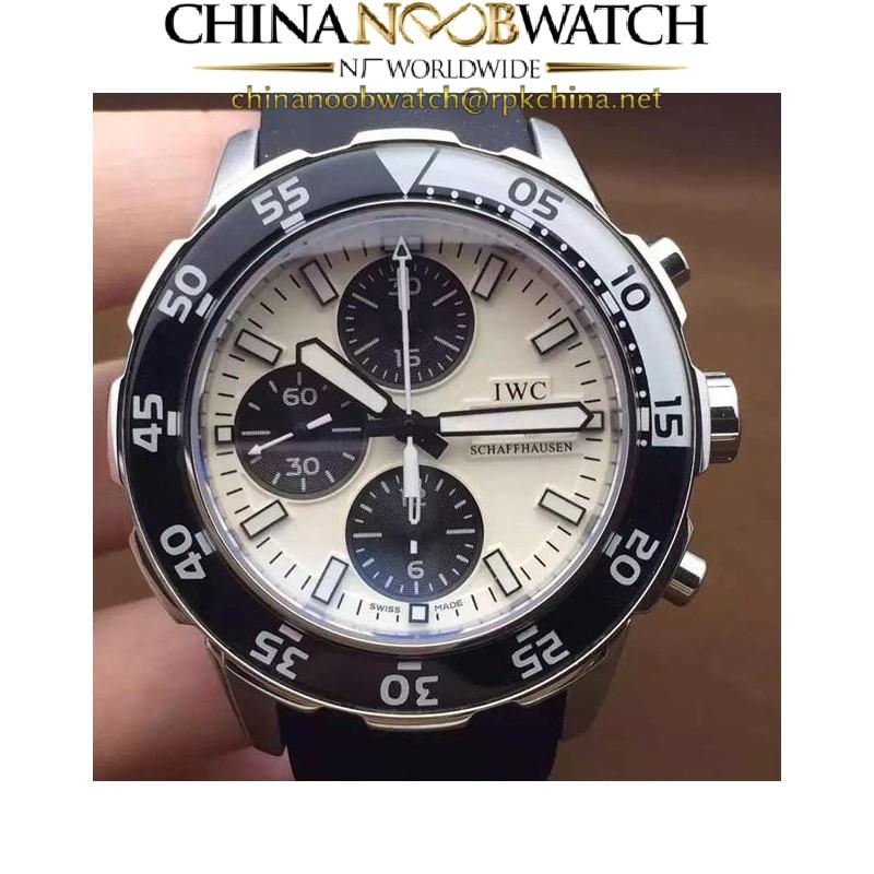 Replica IWC Aquatimer IW3767 Stainless Steel White Dial Swiss 7750