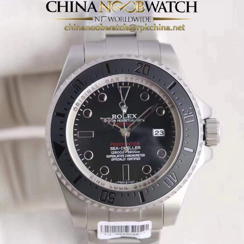 Replica Rolex DEEPSEA Phantom Prohunter 116660 BP Stainless Steel Black Dial Swiss 2836-2