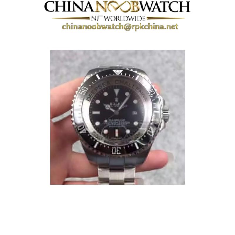 Replica Rolex DEEPSEA Challenge James Cameron V5 Stainless Steel Black Dial Swiss 2836-2