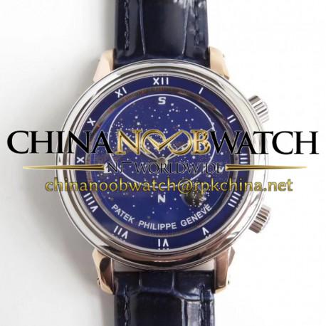 Replica Patek Philippe Grand Complications Sky Moon Celestial 5102PR Noob Rose Gold Blue Dial Swiss 240 LU CL C