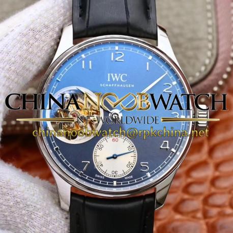 Replica IWC Portugieser Tourbillon IW546301 ZF Stainless Steel Blue Dial Swiss Tourbillon