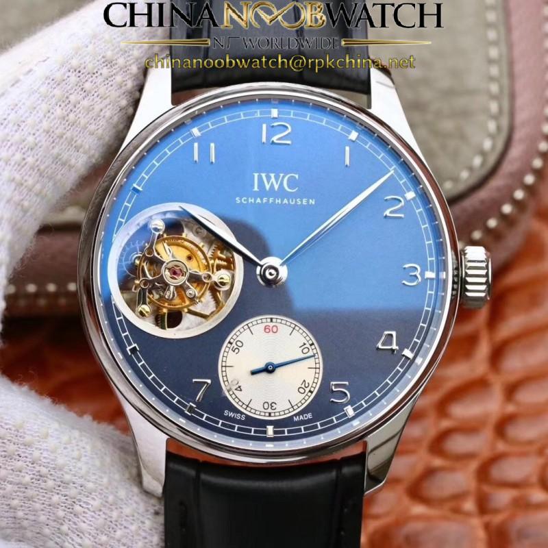 Replica IWC Portugieser Tourbillon IW546301 ZF Stainless Steel Blue Dial Swiss Tourbillon