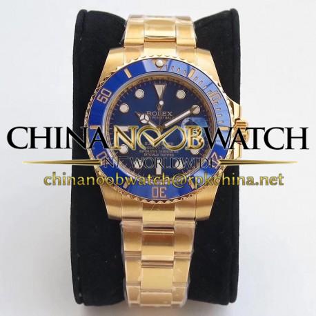 Replica Rolex Submariner Date 116618LB VR Stainless Steel With 18K Yellow Gold Wrapped Blue Dial Swiss 2836-2