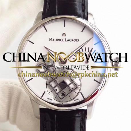 Replica Maurice Lacroix Roue Carree Seconde MP7158-SS001-901 AM Stainless Steel White Dial Swiss ML 156