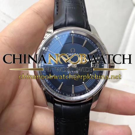 Replica Omega De Ville Hour Vision Co-Axial 41MM 431.33.41.21.03.001 VS Stainless Steel Blue Dial Swiss 8500