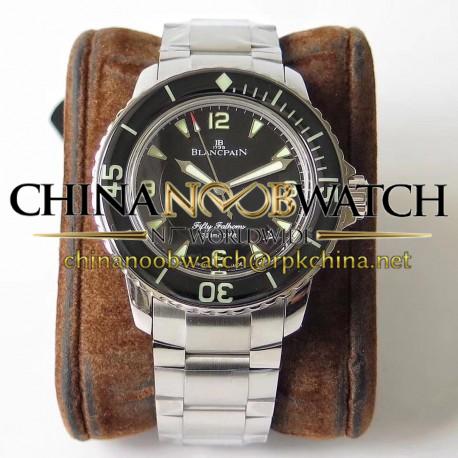 Replica Blancpain Fifty Fathoms 5015 1130 71 ZF Stainless Steel Black Dial Swiss 2836-2