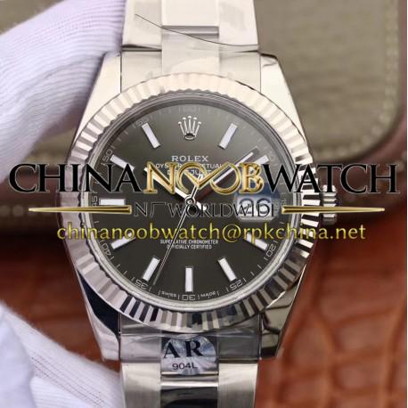 Replica Rolex Datejust II 41MM 126334 AR Stainless Steel 904L Anthracite Dial Swiss 2824-2