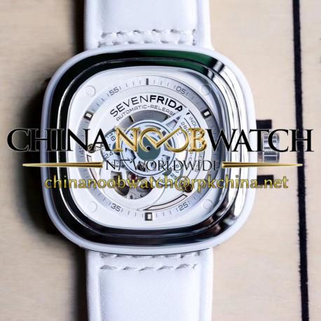 Replica SevenFriday P1B/02 Essence SW Stainless Steel White Dial Miyota 82S7