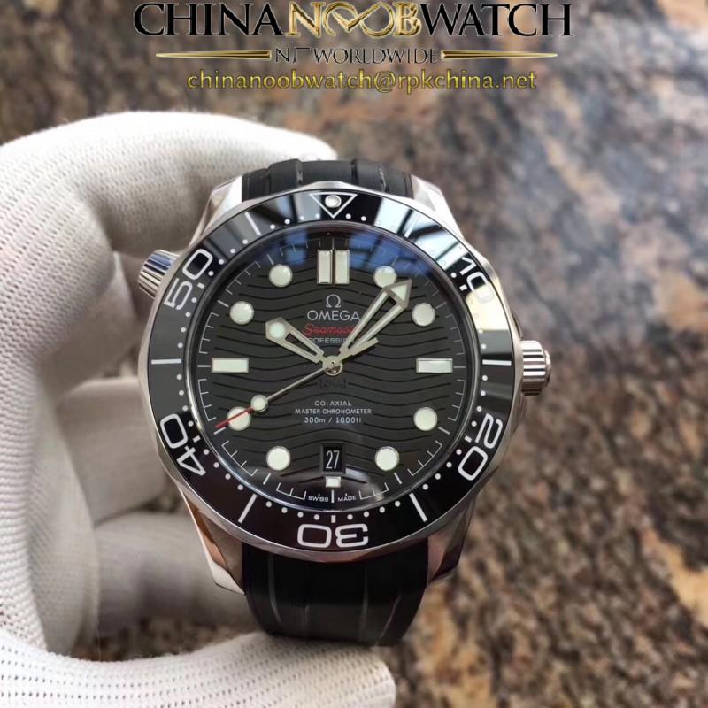 Replica Omega Seamaster Diver 300M 210.32.42.20.01.001 VS V2 Stainless Steel Black Dial Swiss 8800