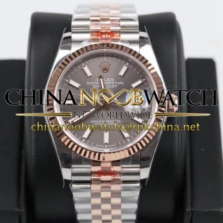 Replica Rolex Datejust 36MM 116231 GM Stainless Steel 904L & Rose Gold Anthracite Dial Swiss 2824-2