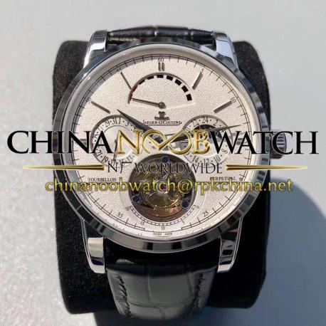 Replica Jaeger-LeCoultre Master Grande Tradition Tourbillon Noob Stainless Steel White Dial Swiss Tourbillon