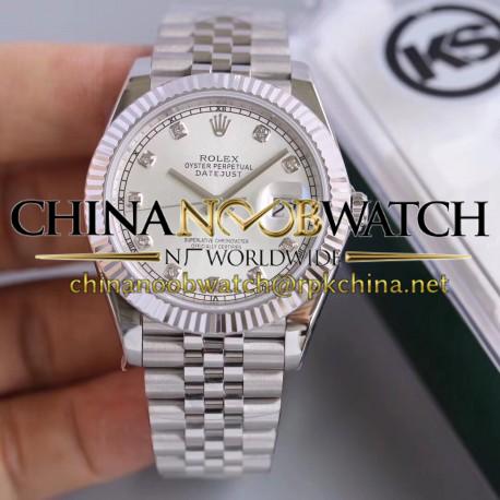 Replica Rolex Datejust II 126334 41MM KS Stainless Steel Rhodium Dial Swiss 2836-2