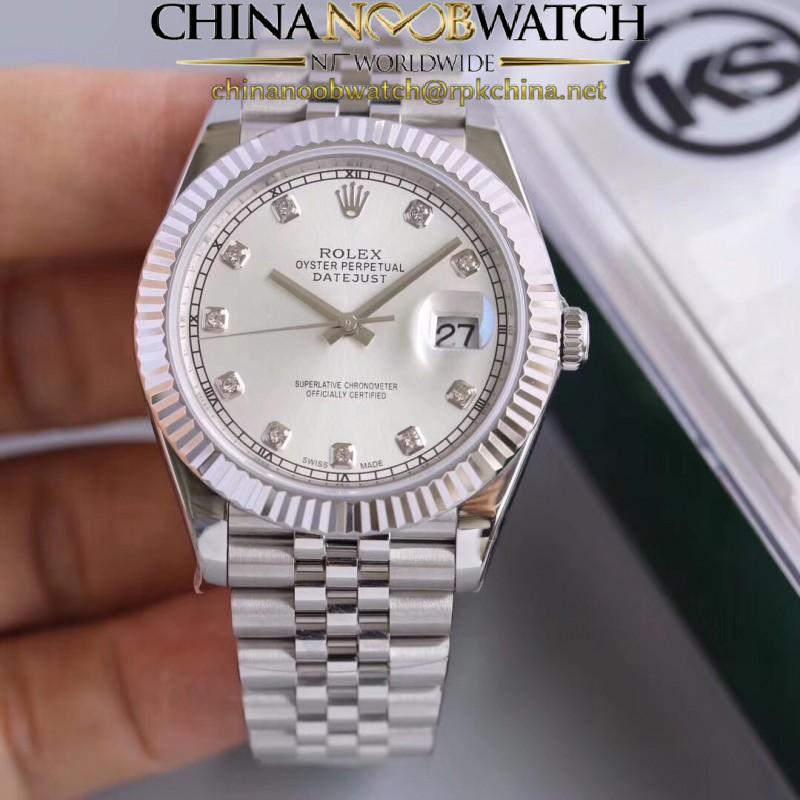 Replica Rolex Datejust II 126334 41MM KS Stainless Steel Rhodium Dial Swiss 2836-2