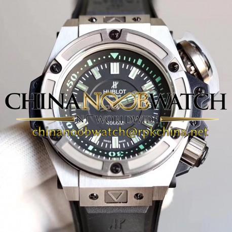 Replica Hublot Big Bang King Power Musee Oceanographique Monaco 731.NX.1190.RX SF Titanium Black Dial Swiss HUB1401