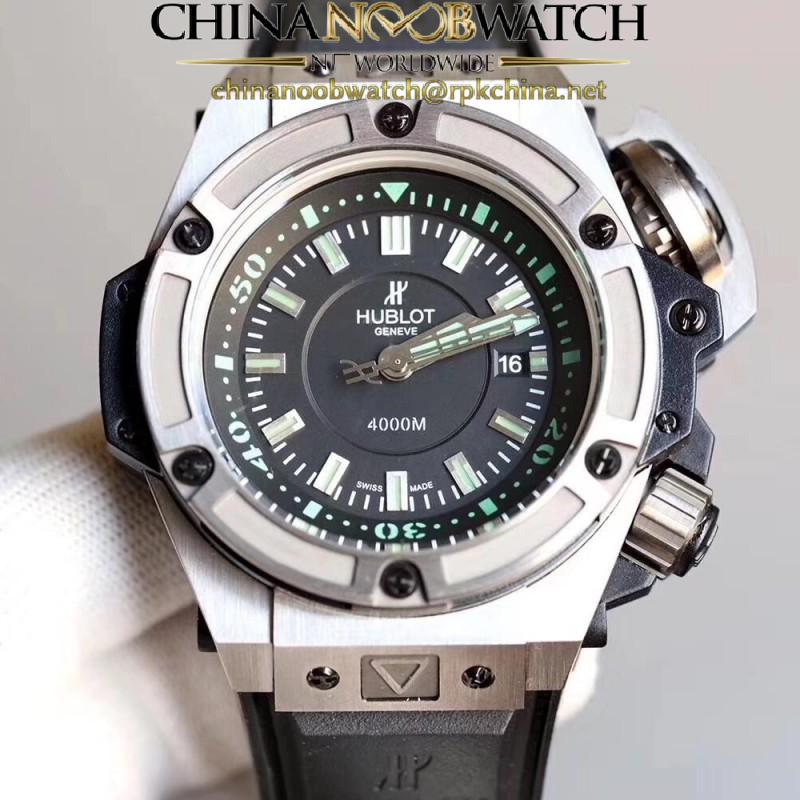 Replica Hublot Big Bang King Power Musee Oceanographique Monaco 731.NX.1190.RX SF Titanium Black Dial Swiss HUB1401