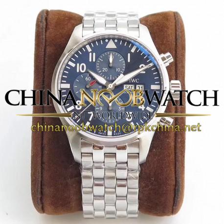 Replica IWC Pilot Chronograph Edition Le Petit Prince IW377717 ZF Stainless Steel Blue Dial Swiss 7750