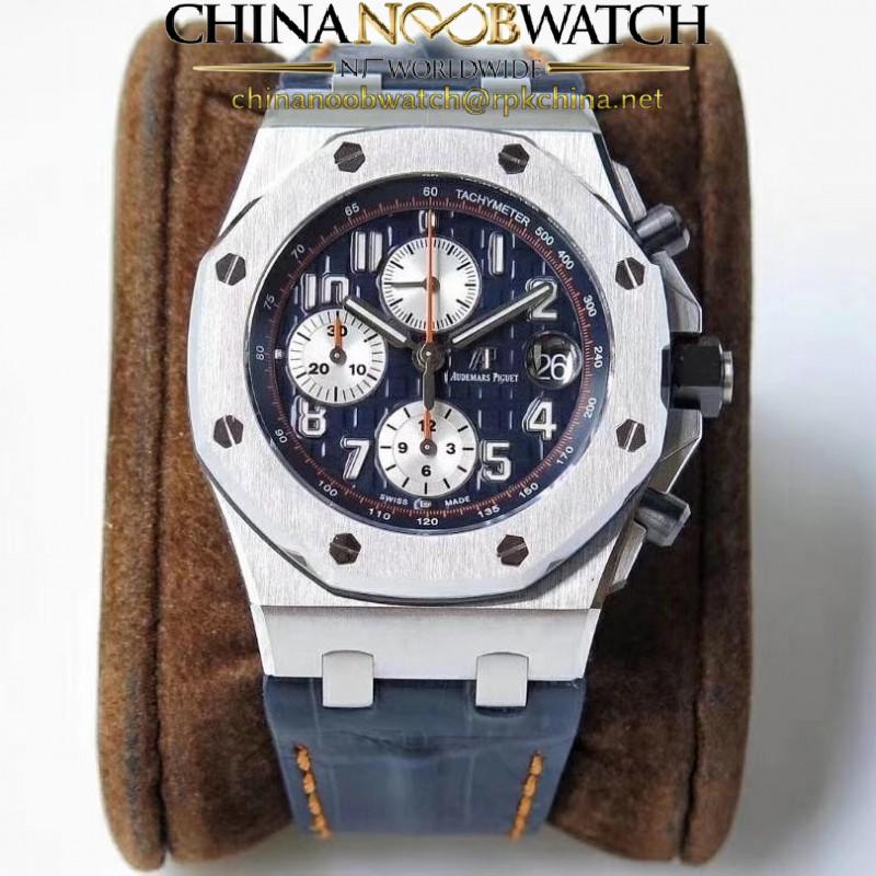 Replica Audemars Piguet Royal Oak Offshore Navy 26470ST.OO.A027CA.01 JF V2 Stainless Steel Blue Dial Swiss 3126