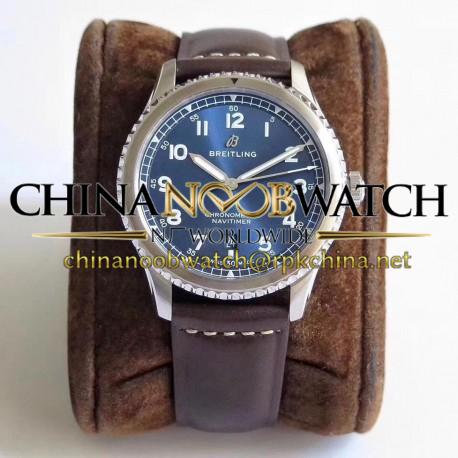 Replica Breitling Navitimer 08 Automatic 41MM A17314101C1X1 ZF Stainless Steel Blue Dial Swiss 2824-2