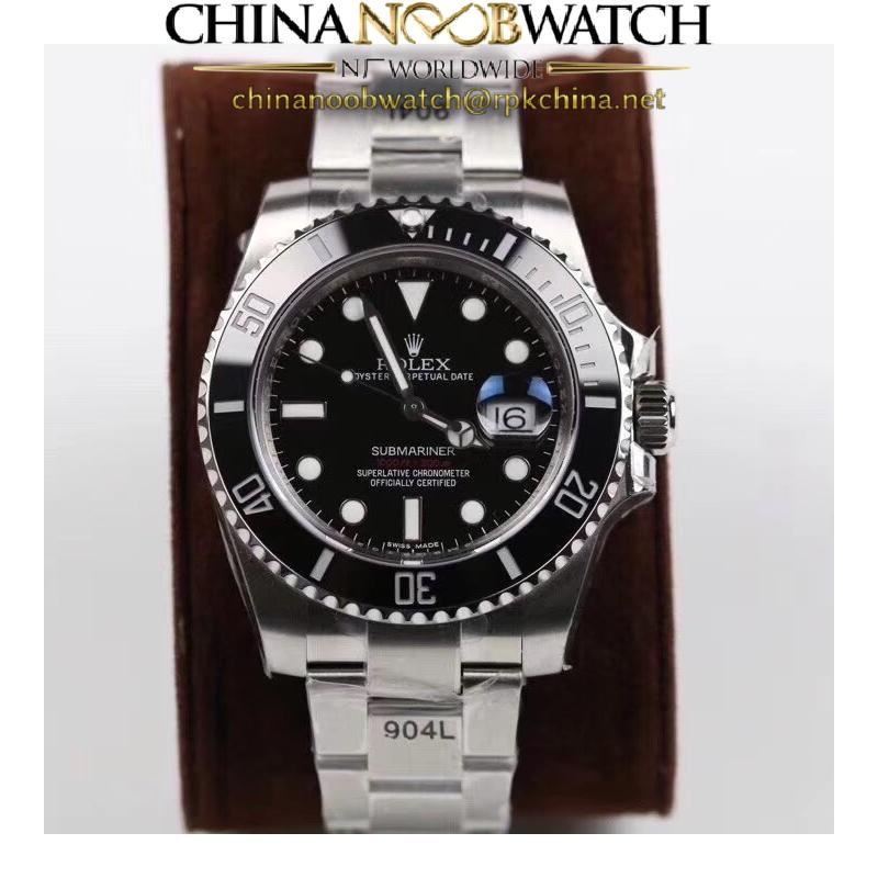 Replica Rolex Submariner Date 116610LN GM Stainless Steel 904L Black Dial Swiss 3135