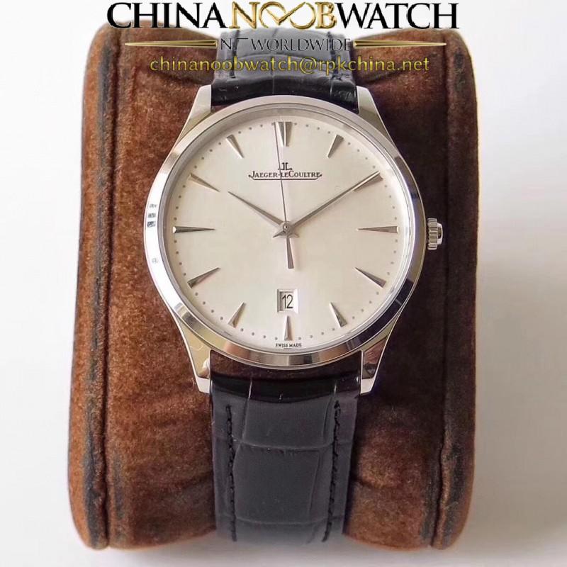 Replica Jaeger-LeCoultre Master Ultra Thin Date 1288420 ZF Stainless Steel Silver Dial Swiss JLC 899/1