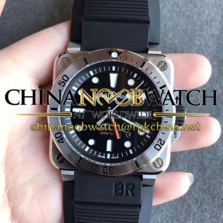 Replica Bell & Ross BR 03-92 Diver OX Stainless Steel Black Dial M9015