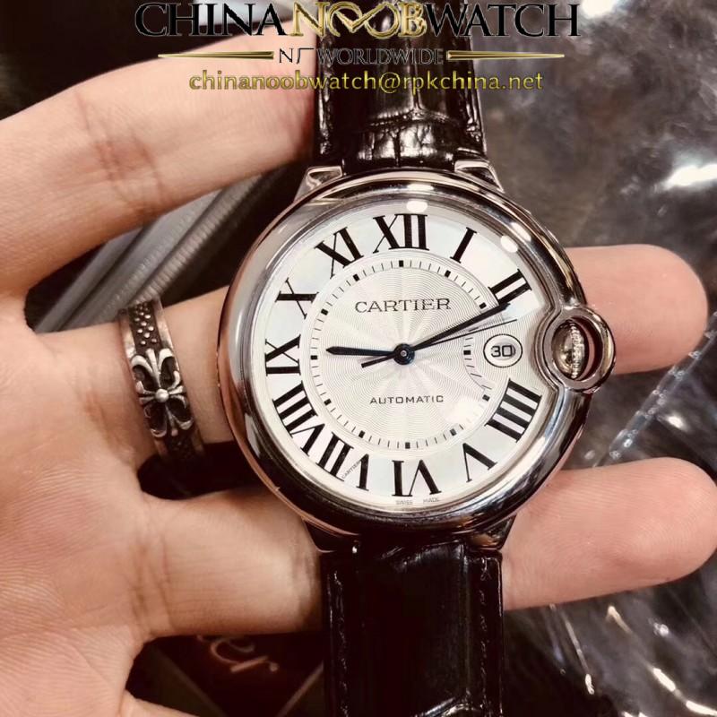 Replica Ballon Bleu De Cartier 42MM W69016Z4 V6 Stainless Steel Silver Dial Seiko NH05A