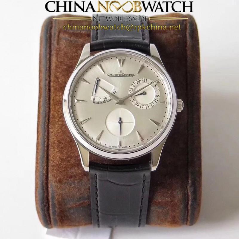 Replica Jaeger-LeCoultre Master Ultra Thin Reserve De Marche 1378420 ZF Stainless Steel Silver Dial Swiss Caliber 938A/1