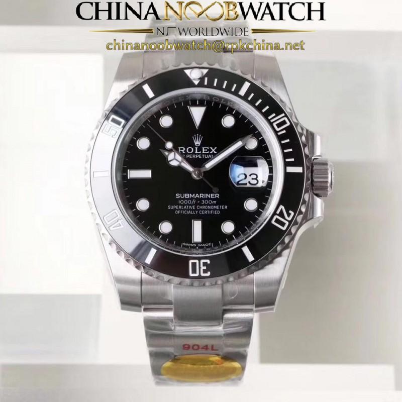 Replica Rolex Submariner Date 116610LN NAIL Maker Stainless Steel 904L Black Dial Swiss 3135