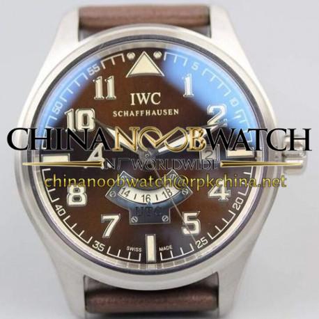 Replica IWC Pilot Antoine De Saint Expert IW326104 GMT 44MM Stainless Steel Black Dial Swiss IWC 30710