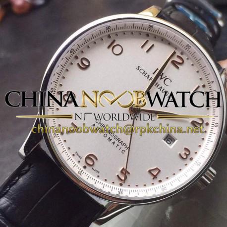 Replica IWC Portuguese Stainless Steel White Dial Swiss IWC 89000