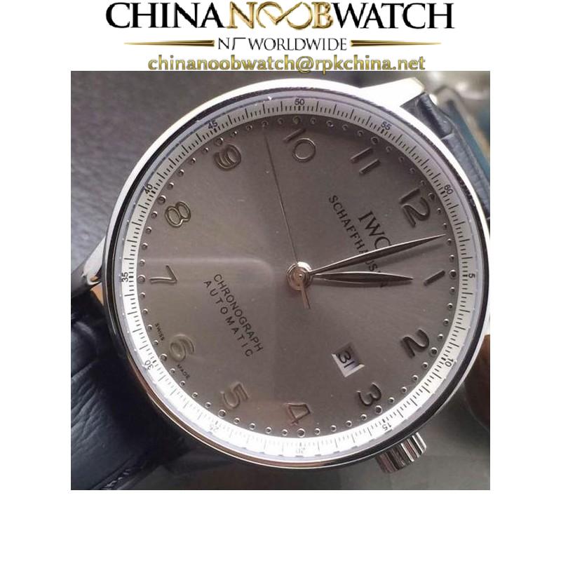 Replica IWC Portuguese Stainless Steel Gray Dial Swiss IWC 89000