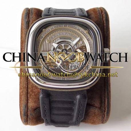 Replica SevenFriday S2/01 SV Stainless Steel Silver Dial Miyota 82S5