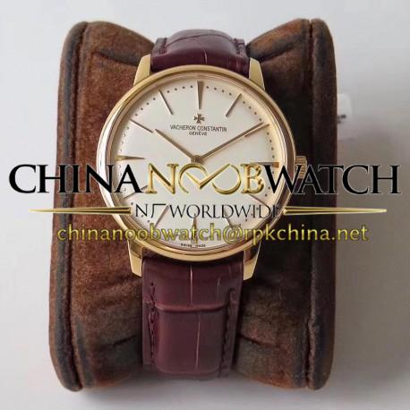 Replica Vacheron Constantin Patrimony 81180/000J-9118 KZ Yellow Gold Silver Dial Swiss VC1400