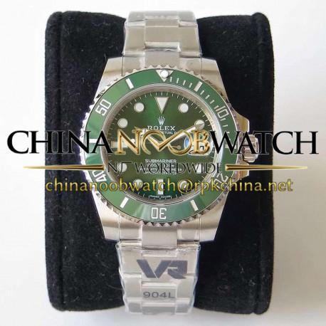 Replica Rolex Submariner Date 116610LV VR Stainless Steel 904L Green Dial Swiss 3135