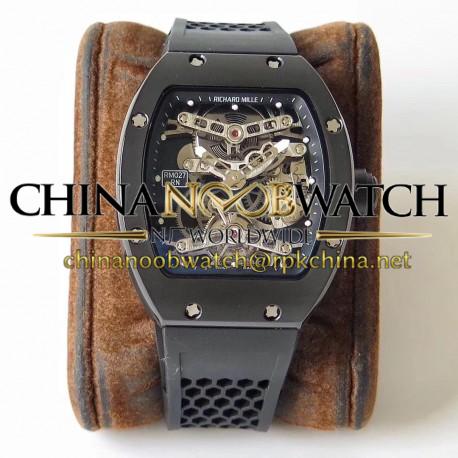 Replica Richard Mille RM27 Tourbillon Rafael Nadal Limited Edition EUR Ceramic Skeleton Dial Swiss Tourbillon