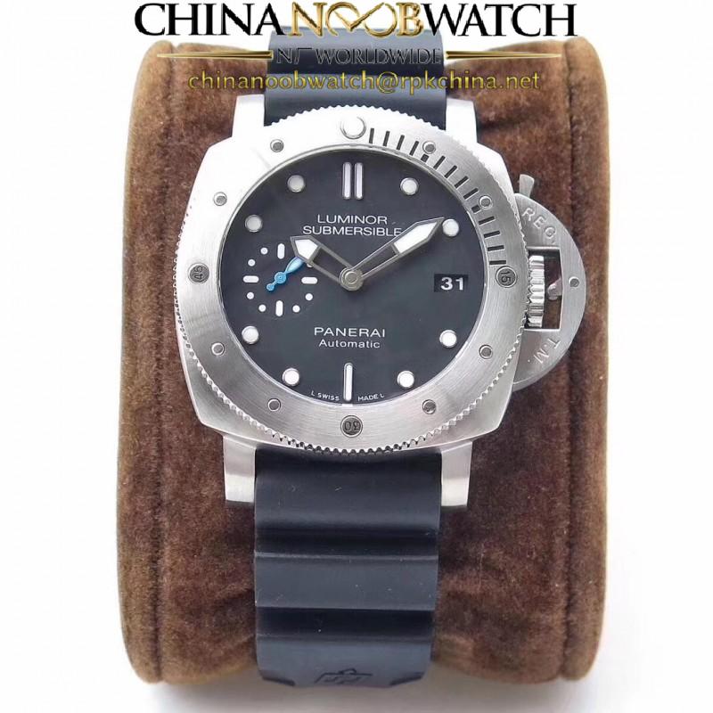 Replica Panerai Luminor Submersible 1950 3 Days Automatic PAM682 ZF Stainless Steel Black Dial Swiss P9010