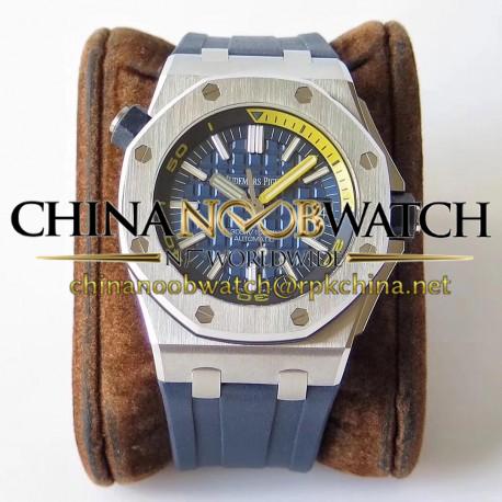 Replica Audemars Piguet Royal Oak Offshore Diver 15710ST.OO.A027CA.01 JF V8 Stainless Steel Blue Dial Swiss 3120